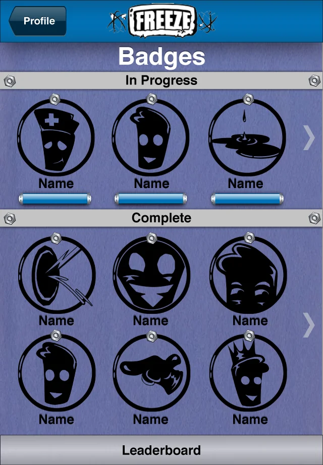 Freeze App Design — 2