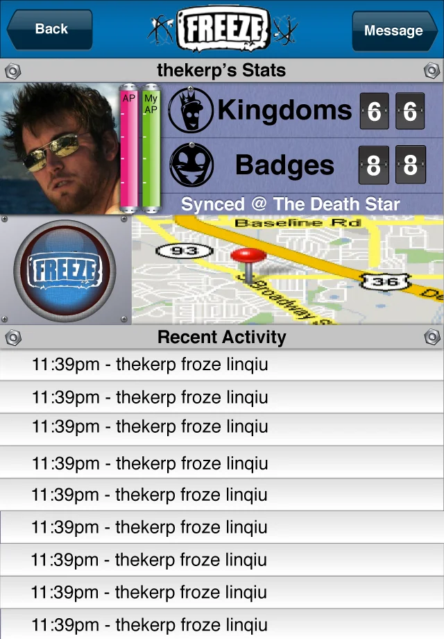 Freeze App Design — 5