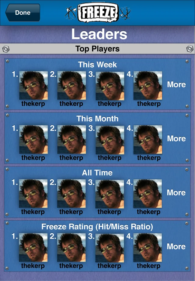 Freeze App Design — 9
