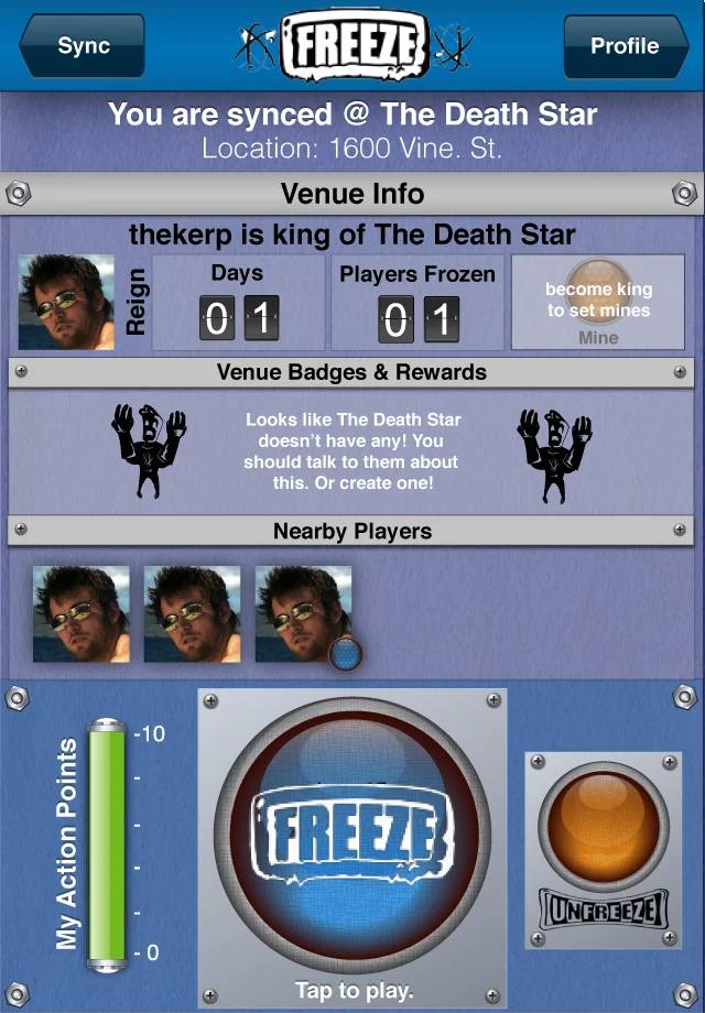 Freeze App Design — 10