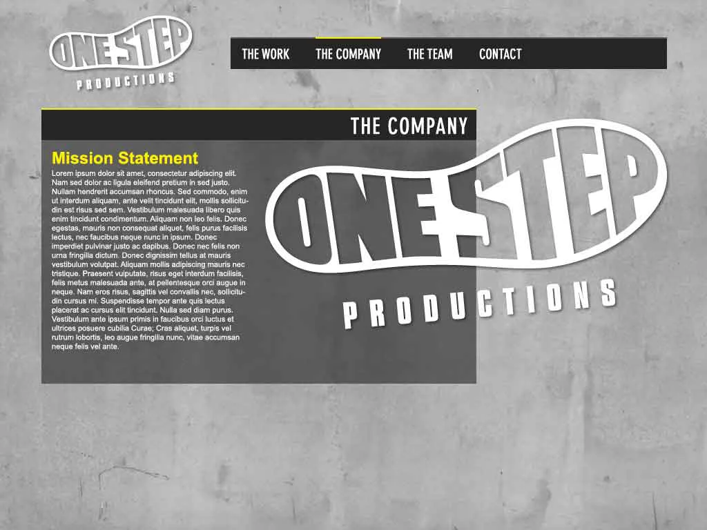 One Step Productions — 1