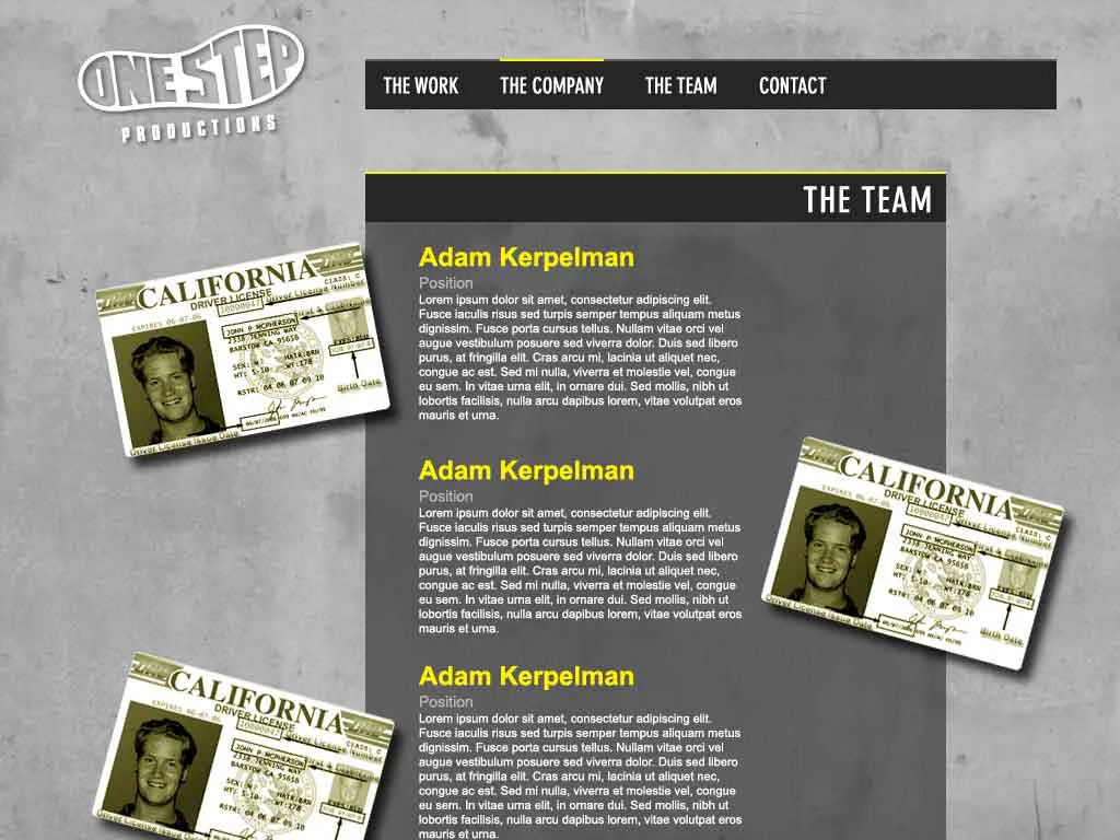 One Step Productions — 4